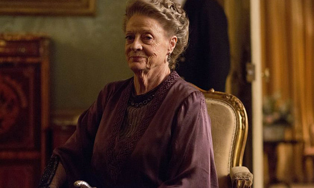 Downton Abbey S5The fifth series, set in 1924, sees the return of our much loved characters in the sumptuous setting of Downton Abbey. As they face new challenges, the Crawley family and the servants who work for them remain inseparably interlinked.MAGGIE SMITH as Violet, Dowager Countess of Grantham. Photographer: Nick Briggs